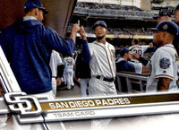 San Diego Padres 2017 Topps Complete 23 card Team Set with Wil Myers and Yangervis Solarte Plus