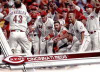 Cincinnati Reds 2017 Topps Regular Issue 20 card Team Set with Joey Votto and Eugenio Suarez Plus