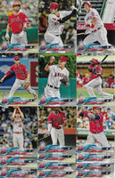 Los Angeles Angels 2018 Topps Factory Sealed 17 Card Team Set with Shohei Ohtani Rookie Card