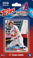 Los Angeles Angels 2018 Topps Factory Sealed 17 Card Team Set with Shohei Ohtani Rookie Card