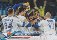 Toronto Blue Jays 2018 Topps Complete Series One and Two 21 Card Team Set with Marcus Stroman, Troy Tulowitzki and Josh Donaldson plus