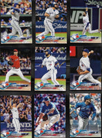 Toronto Blue Jays 2018 Topps Complete Series One and Two 21 Card Team Set with Marcus Stroman, Troy Tulowitzki and Josh Donaldson plus