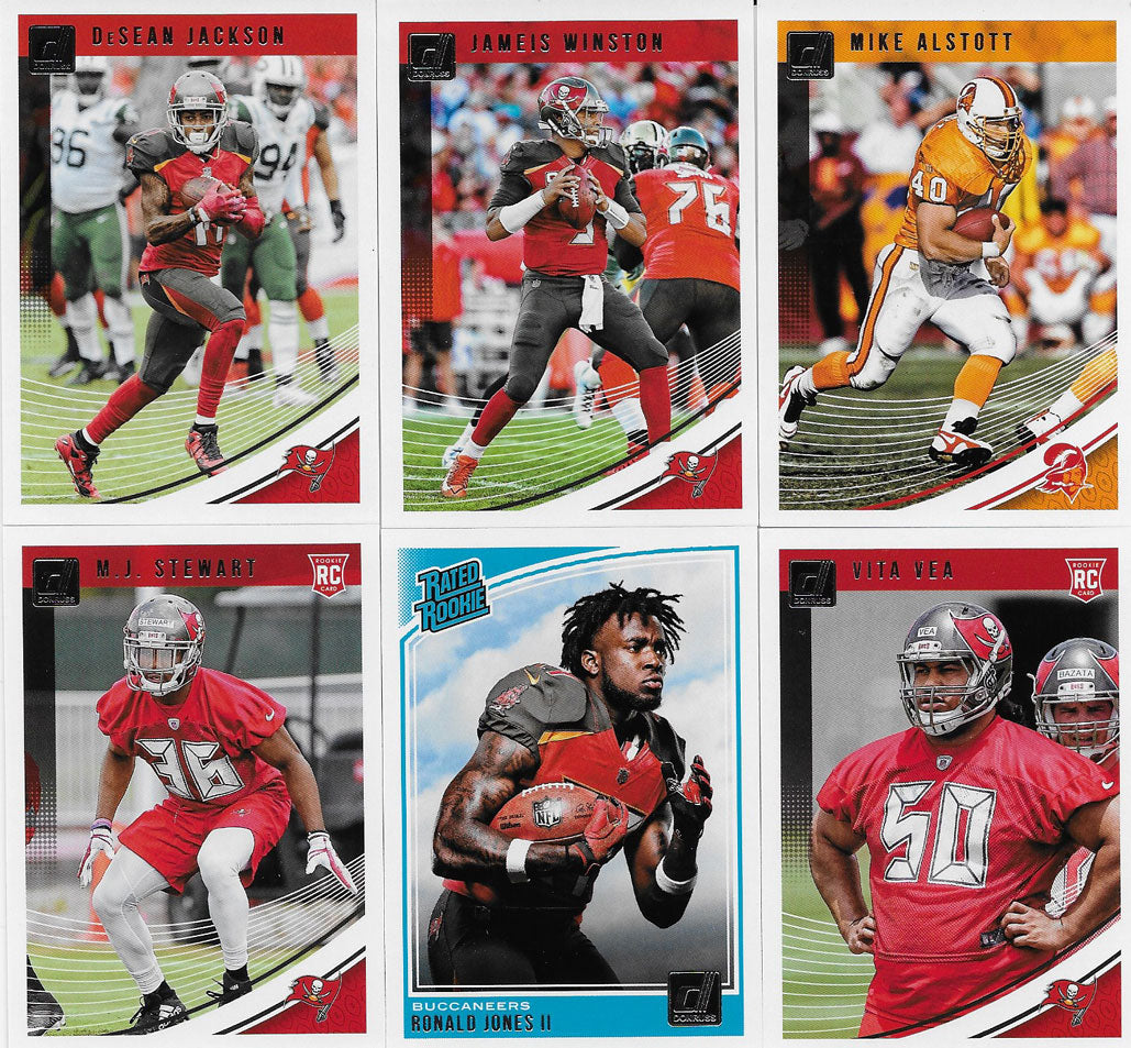 Tampa Bay Buccaneers 2018 Donruss Factory Sealed Team Set with