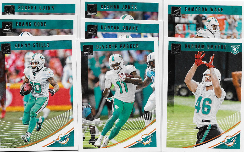 Miami Dolphins Team Football Cards