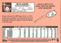 Washington Nationals 2018 Topps HERITAGE Team Set with Bryce Harper and Max Scherzer Plus