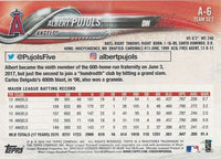 Albert Pujols 2018 Topps Limited Edition Mint Card A-6 Found only in the Special Factory Sealed Los Angeles Angels Team Set
