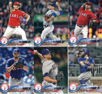 Texas Rangers 2018 Topps Complete Series One and Two Regular Issue 21 Card Team Set with Elvis Andrus, Rougned Odor and Adrian Beltre plus