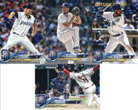 San Diego Padres 2018 Topps Complete 20 Card Team Set with Wil Myers and Yangervis Solarte Plus