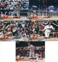 Arizona Diamondbacks 2018 Topps Complete Series One and Two Regular Issue 23 card Team Set including Paul Goldschmidt, Zack Greinke and Shelby Miller plus
