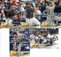 Pittsburgh Pirates 2018 Topps Complete Series One and Two Regular Issue 20 card team set with Tyler Glasnow and Josh Bell Future Stars cards plus