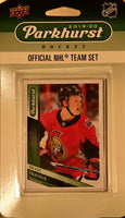 Ottawa Senators 2019 2020 Upper Deck PARKHURST Factory Sealed Team Set including Brady Tkachuk and 4 Rookie Cards Plus