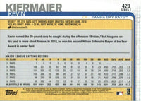 Tampa Bay Rays 2019 Topps Complete Series One and Two Regular Issue 21 Card Team Set with Blake Snell and Kevin Kiermaier Plus