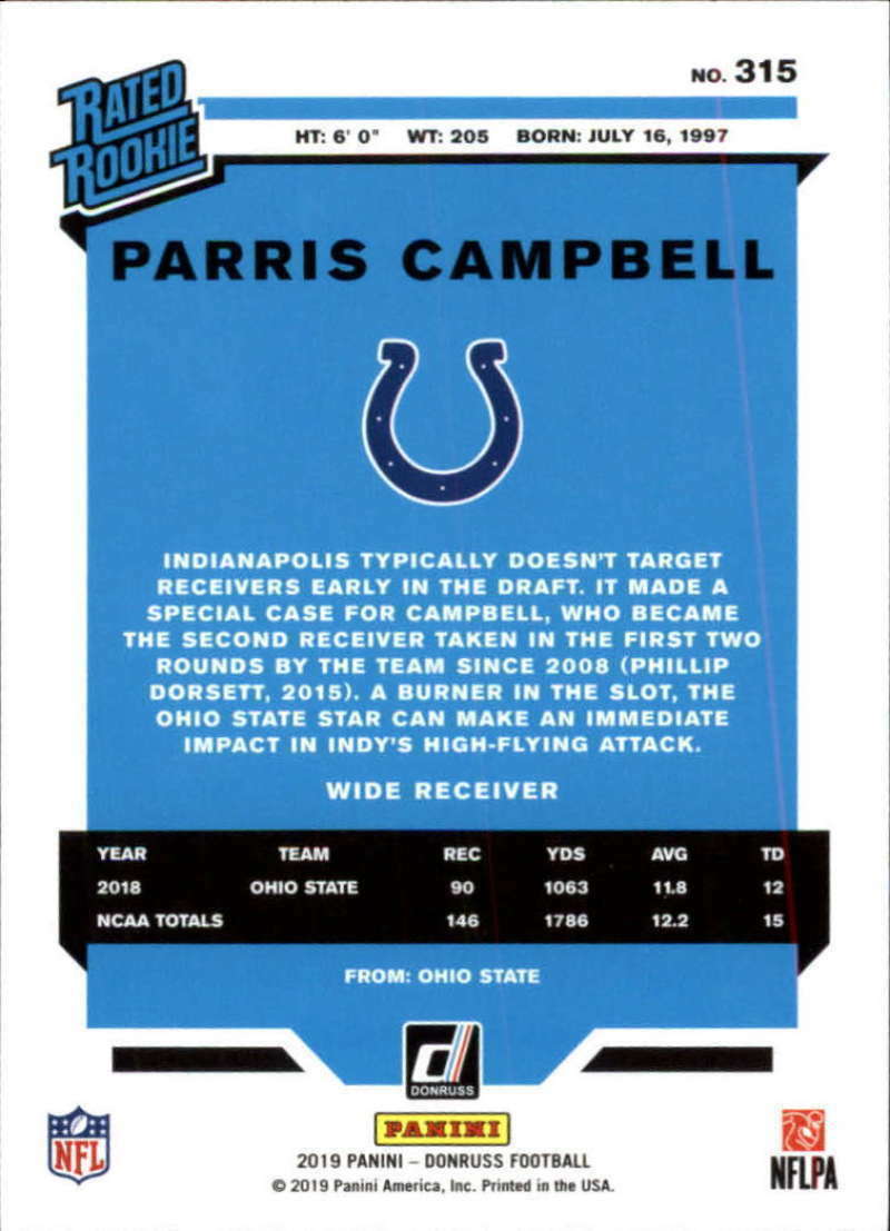 2019 Donruss Detroit Lions NFL Football Card Team Set