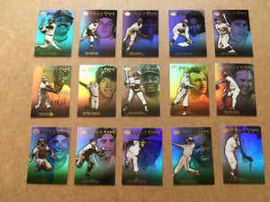2001 Upper Deck "Hall of Fame Gallery" Complete Insert Set w/ Mantle++
