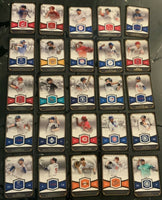 2012 Topps Gold Futures Complete 25 Card Insert Set with Mike Trout and Freddie Freeman Plus