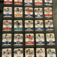 2012 Topps Gold Futures Complete 25 Card Insert Set with Mike Trout and Freddie Freeman Plus