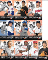 2015 Topps Stepping Up Complete Mint Insert Set with Sandy Koufax, Mariano Rivera, Albert Pujols, Jacob deGrom plus