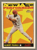 2010 Topps Heritage New Age Performers Insert Set with Derek Jeter, Albert Pujols+