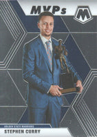 Stephen Curry 2019 2020 Panini Mosaic MVP Basketball Series Mint Card #299