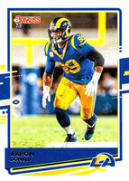 Los Angeles Rams 2020 Donruss Factory Sealed Team Set with Cam Akers and Van Jefferson Rookie Cards Plus Aaron Donald and Cooper Kupp and MORE