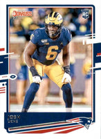 Josh Uche 2020 Donruss Football Series Mint ROOKIE Card #287