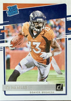 Denver Broncos 2020 Donruss Factory Sealed Team Set featuring Rated Rookie Cards of Jerry Jeudy and KJ Hamler