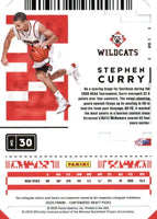 Stephen Curry 2020 2021 Panini Contenders Prospect Ticket Basketball Series Mint Variation Card #1