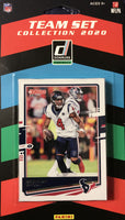 Houston Texans 2020 Donruss Factory Sealed Team Set with J.J. Watt and Rookie Cards of Coulter and Ross Blacklock Plus