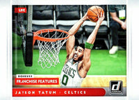 Jayson Tatum 2021 2022 Donruss Franchise Features Series Mint Insert Card #11