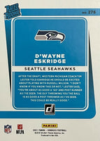 Seattle Seahawks 2021 Donruss Factory Sealed Team Set with a Rated Rookie card of D'Wayne Eskridge