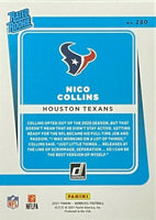 Houston Texans 2021 Donruss Factory Sealed Team Set with Rated Rookie Cards of Davis Mills #273, Nico Collins and Brevin Jordan Plus
