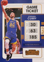 Stephen Curry 2021 2022 Panini Contenders Game Ticket Mint BRONZE Parallel Card #10