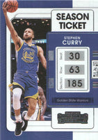 Stephen Curry 2021 2022 Panini Contenders Season Ticket Series Mint Card #10