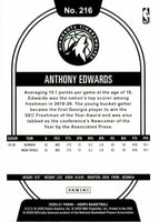 Minnesota Timberwolves 2020 2021 Hoops Factory Sealed Team Set with a Rookie card of Anthony Edwards