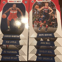 Washington Wizards 2020 2021 Hoops Factory Sealed Team Set Rookie cards of Deni Avdija and Cassius Winston