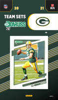 Green Bay Packers 2021 Donruss Factory Sealed Team Set with Aaron Rodgers, Brett Favre and 3 Rookies Plus