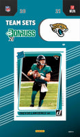 Jacksonville Jaguars 2021 Donruss Factory Sealed Team Set with a Rated Rookie Card of Trevor Lawrence #251