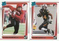 Atlanta Falcons 2021 Donruss Factory Sealed Team Set with a Rated Rookie Card of Kyle Pitts #260