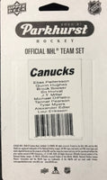 Vancouver Canucks 2020 2021 Upper Deck PARKHURST Factory Sealed Team Set