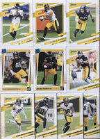 Pittsburgh Steelers 2021 Donruss Factory Sealed Team Set with Najee Harris and Pat Freiermuth Rated Rookie Cards Plus