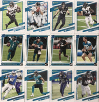 Jacksonville Jaguars 2021 Donruss Factory Sealed Team Set with a Rated Rookie Card of Trevor Lawrence #251