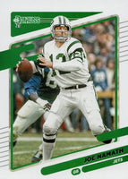 New York Jets 2021 Donruss Factory Sealed Team Set with a Rated Rookie Card of Zach Wilson #252 and Michael Carter PLUS