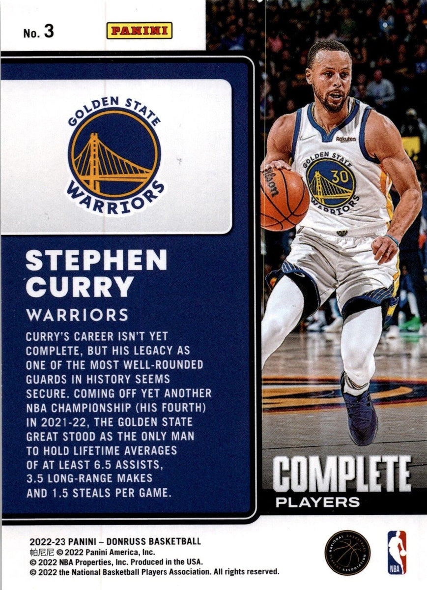  Stephen Curry 2022 2023 Donruss Basketball Series Mint