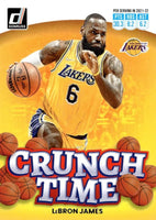 LeBron James 2022 2023 Panini Donruss Crunch Time Series Mint Insert Card #10