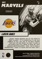 LeBron James 2022 2023 Panini Donruss Net Marvels Series Mint Insert Card #3