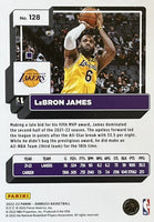 LeBron James 2022 2023 Panini Donruss Series Mint Card #128