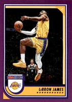 LeBron James 2022 2023 Hoops Series Mint PURPLE Parallel Version of Card #170