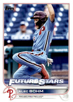 Philadelphia Phillies 2022 Topps Complete Mint Hand Collated 24 Card Team Set Featuring Bryce Harper and Rhys Hopkins Plus Rookie Cards and Others