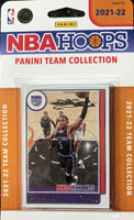 Sacramento Kings 2021 2022 Hoops Factory Sealed Team Set with Tyrese Haliburton 2nd Year Card #108, De'Aaron Fox and Davion Mitchell Rookie Card Plus