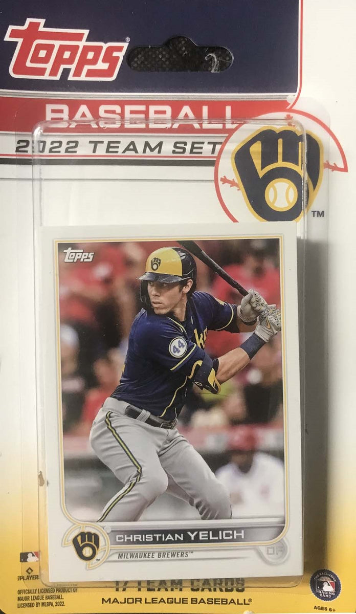 Milwaukee Brewers 2017 Topps Factory Sealed 17 Card Team Set